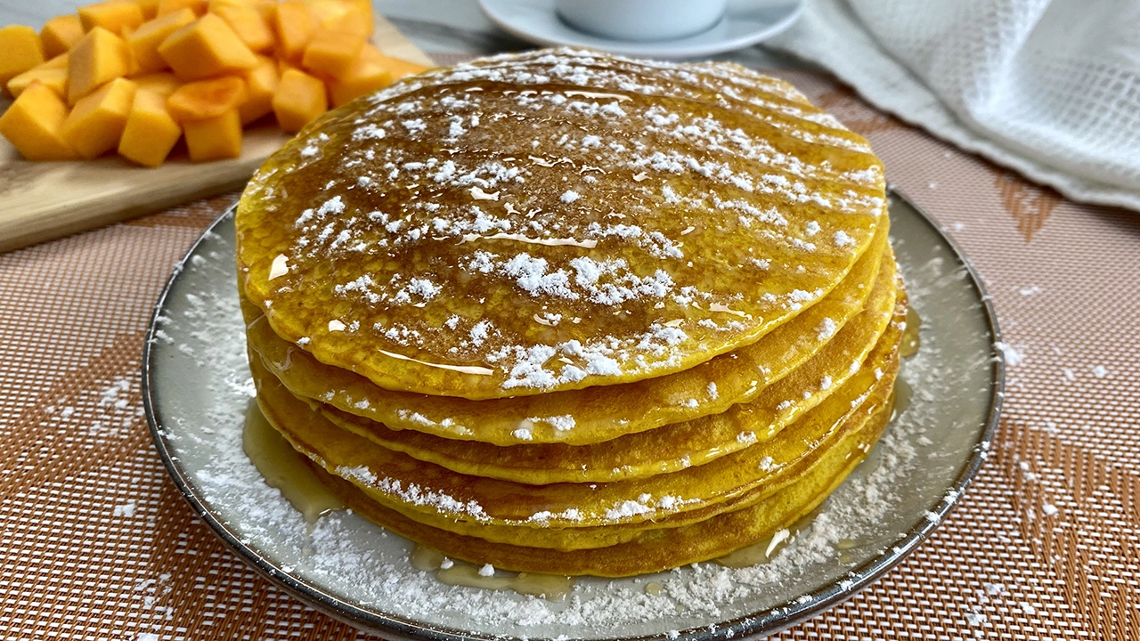 Pumpkin pancakes