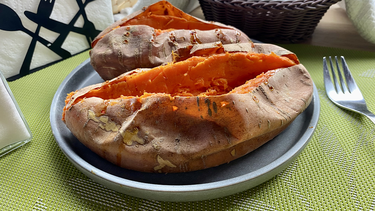 Baked sweet potato