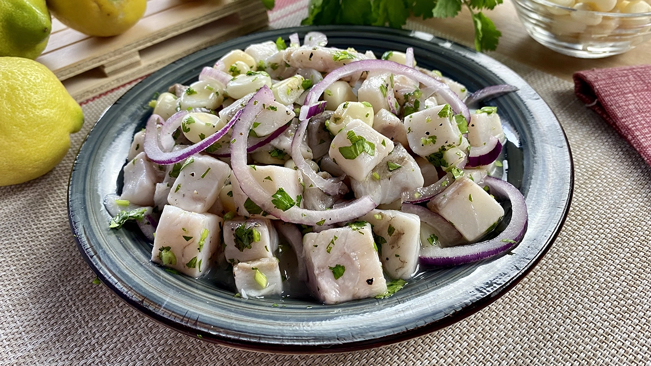 Croaker ceviche