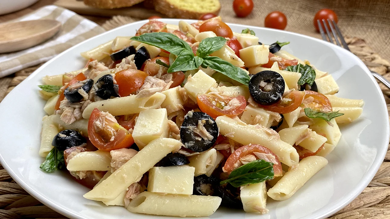 Mediterranean pasta salad