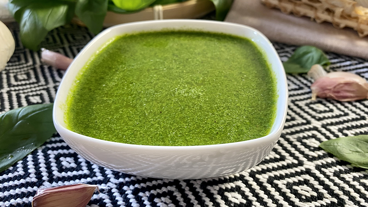 Basil vinaigrette