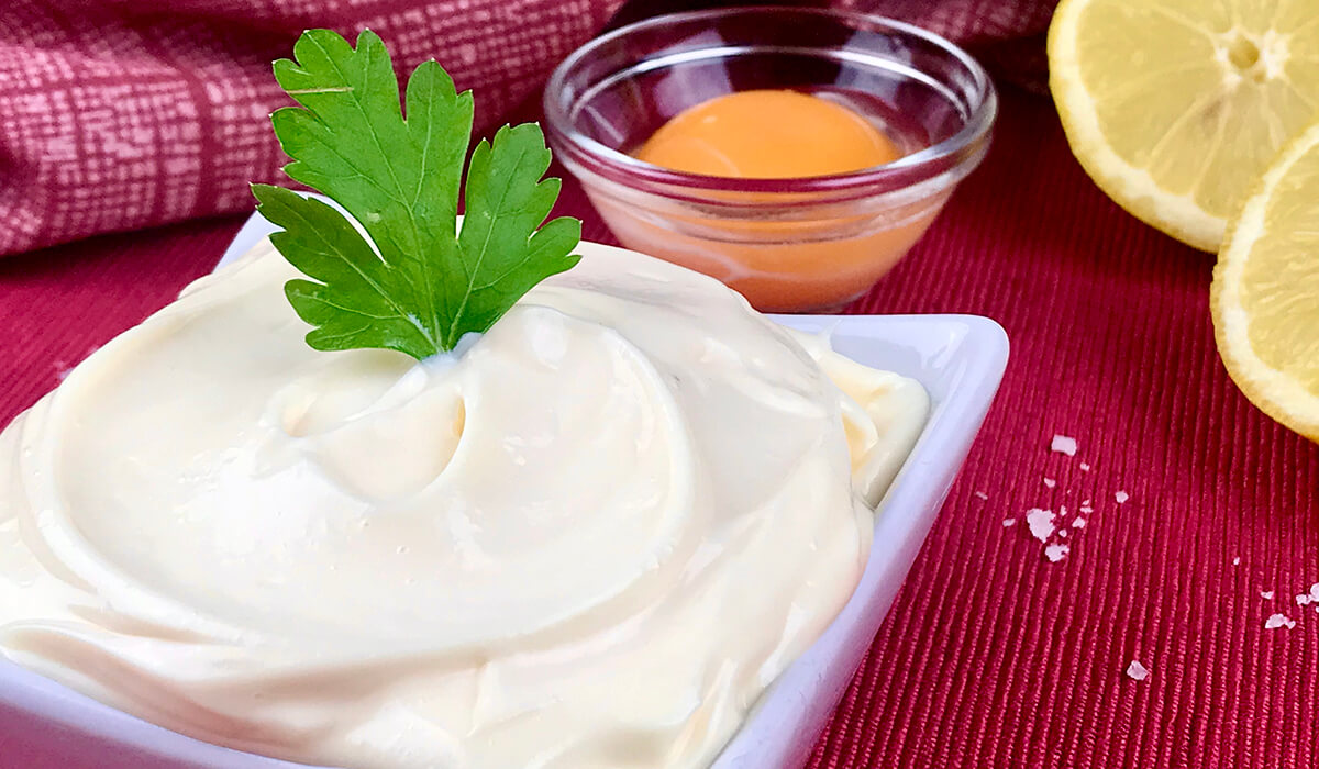 Homemade mayonnaise