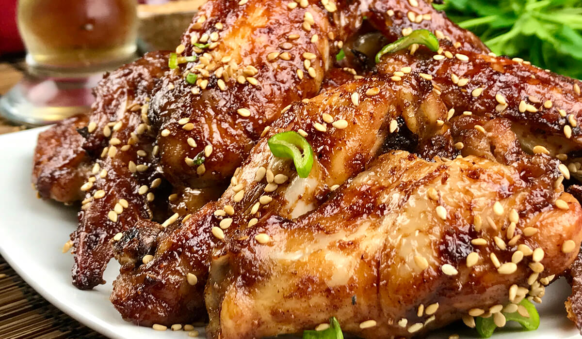 Asian style chicken wings