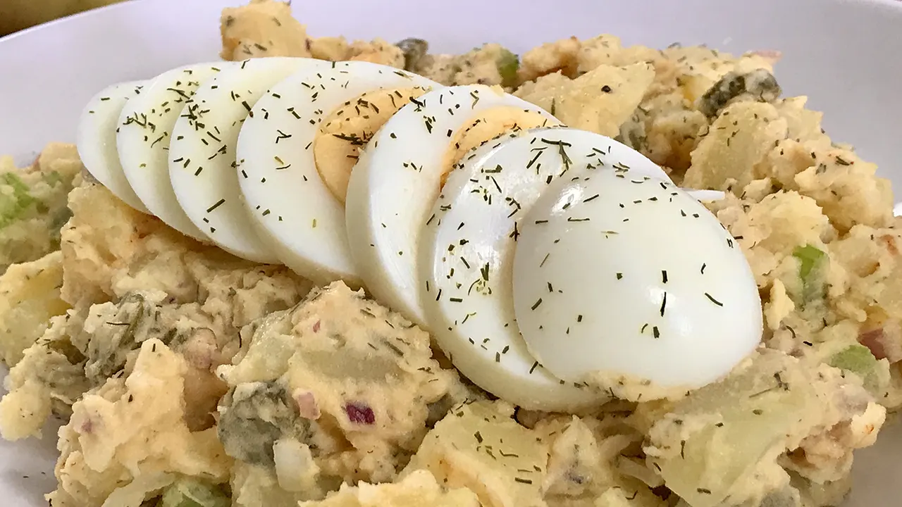 Egg and potato salad