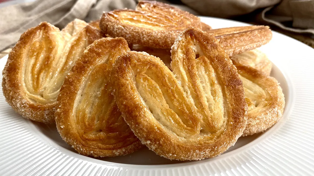 Puff pastry palmiers