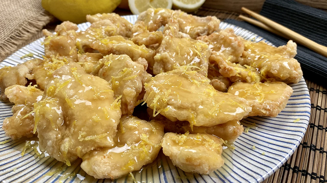 Chinese lemon chicken