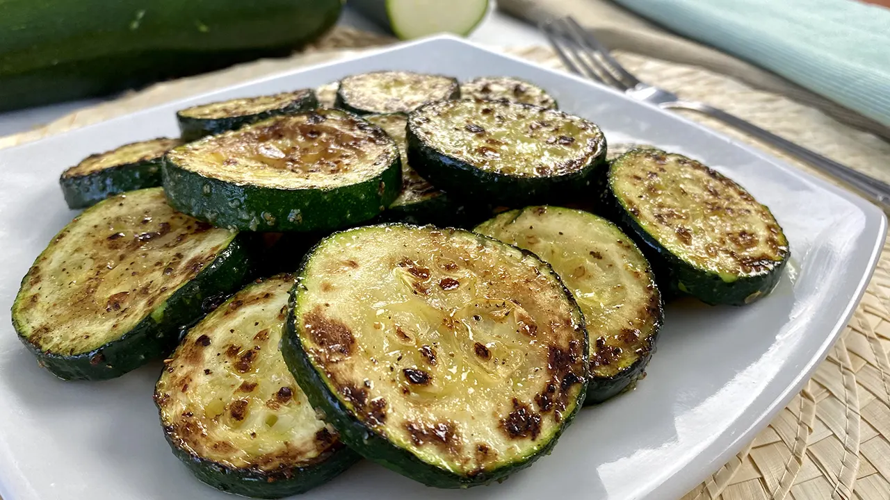 Grilled zucchini