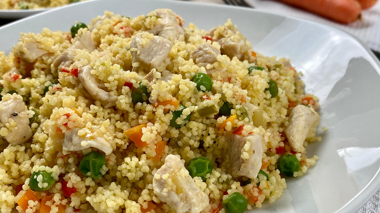 Couscous with chicken and vegetables