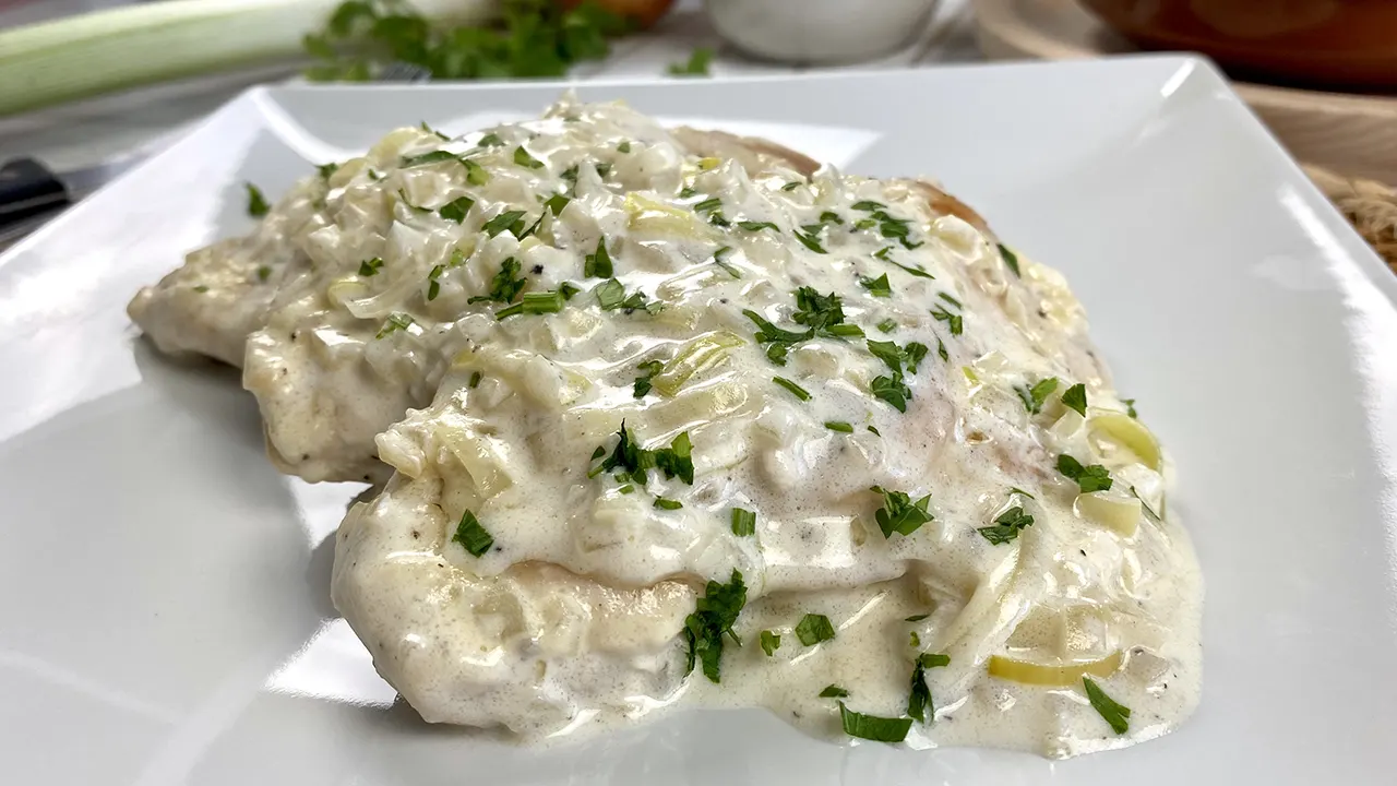Chicken with cream