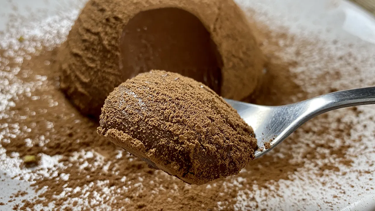 chocolate panna cotta