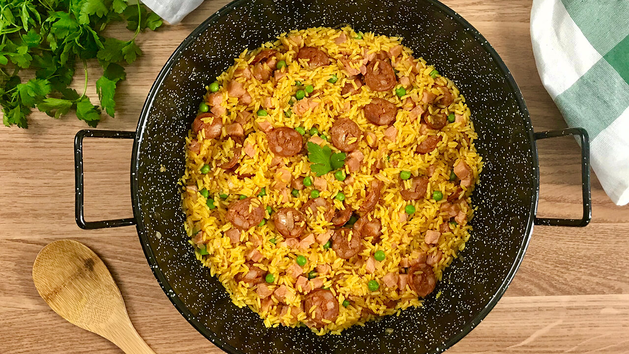 Rice with chorizo