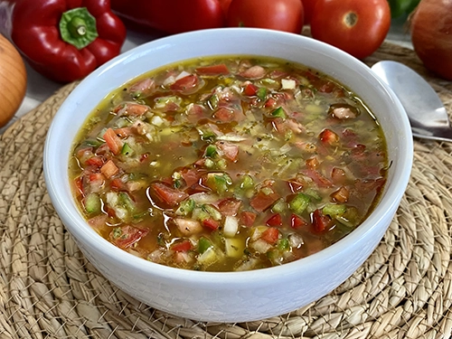 Salsa Criolla, ready in less than 5 minutes