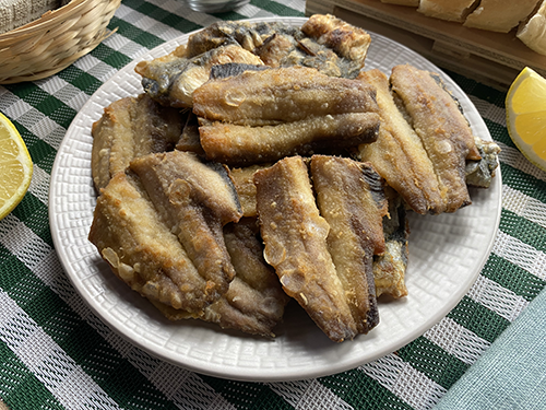 Fried sardines