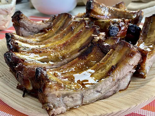 Honey mustard ribs