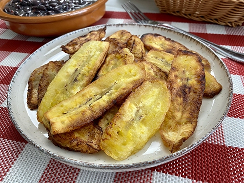 Tajadas (fried ripe plantain)