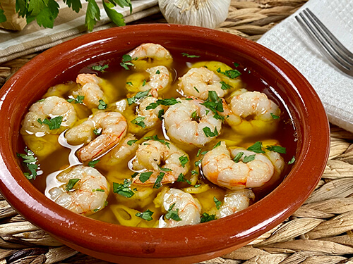 Gambas al ajillo - Garlic shrimp