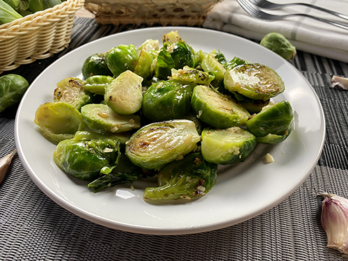 Sautéed brussels sprouts