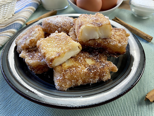 Leche frita (Fried custard)