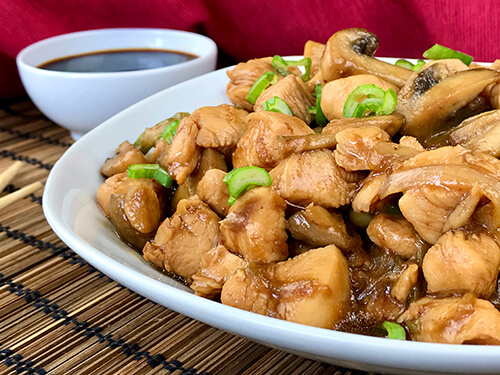 Chinese chicken in oyster sauce
