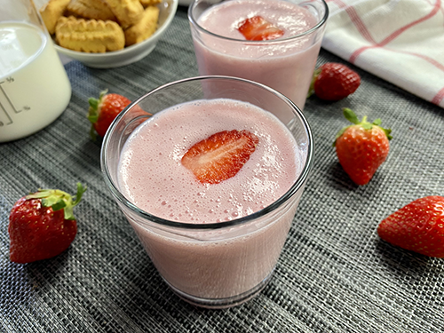 Strawberry milkshake