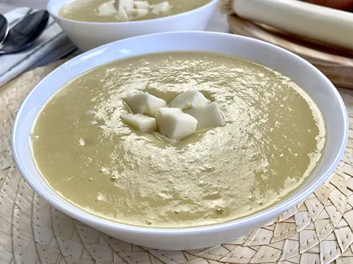 Cream of leek soup