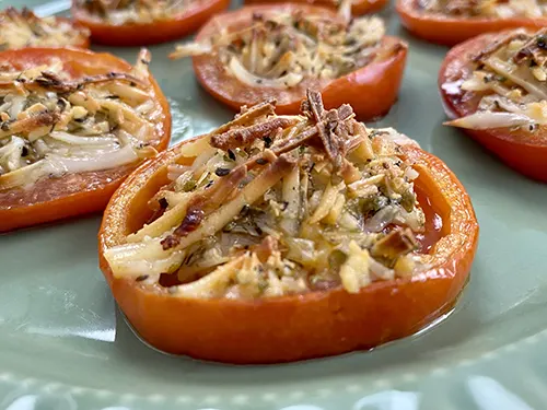 Oven baked tomatoes