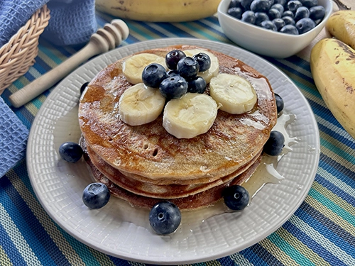 Oatmeal and banana pancakes