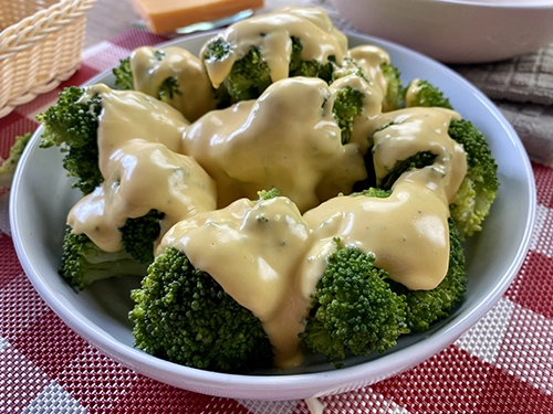 Broccoli with cheese